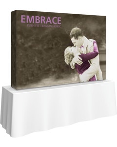 Embrace 7.5ft Tabletop Push-Fit Tension Fabric Display